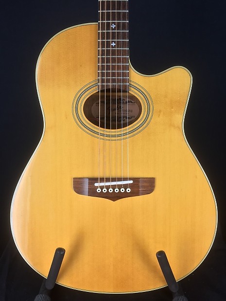 1990 Fender Korea Montara Electric Acoustic Guitar (Flamed