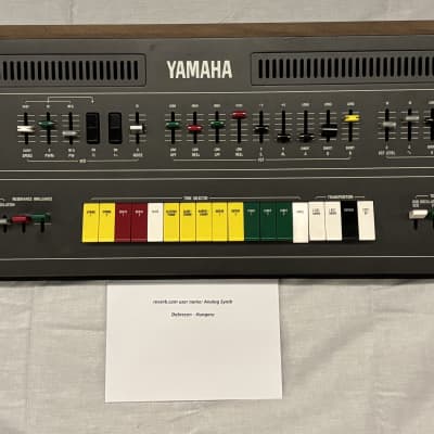 Yamaha CS-50 synth front plate platte