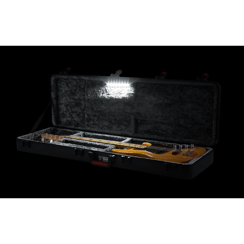 Gator GTSA-GTRBASS-LED TSA ATA Molded Bass Guitar Case with LED Light image 1