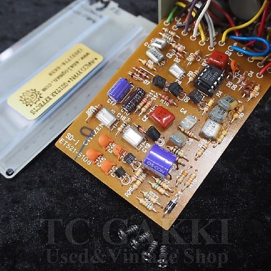 ANALOG MAN RE J Project BOSS SD 1 Silver Mod Ibanez Clipping | Reverb