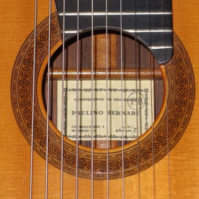 Super Rare 1977  Paulino Bernabe 1a 10-String Guitar Spruce/Brazilian, PB Stamp, w/Original Case image 16