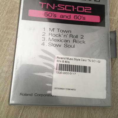 Roland TN-SC1-02 50s and 60s Style Card