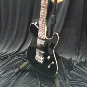 G&L Guitars Tribute ASAT Deluxe Carved Top 2014 Trans black image 1