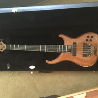Alembic Orion 5 string 2015. Lacewood top - AMAZING! Natural/Gloss image 9
