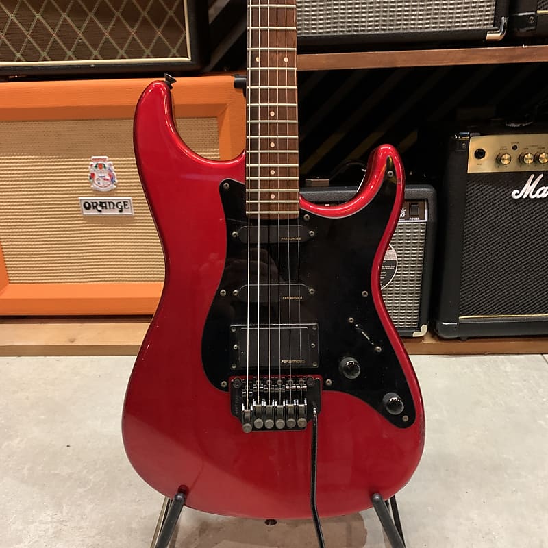 Fernandes FST-55 HSS Red Japan 1989 | Reverb