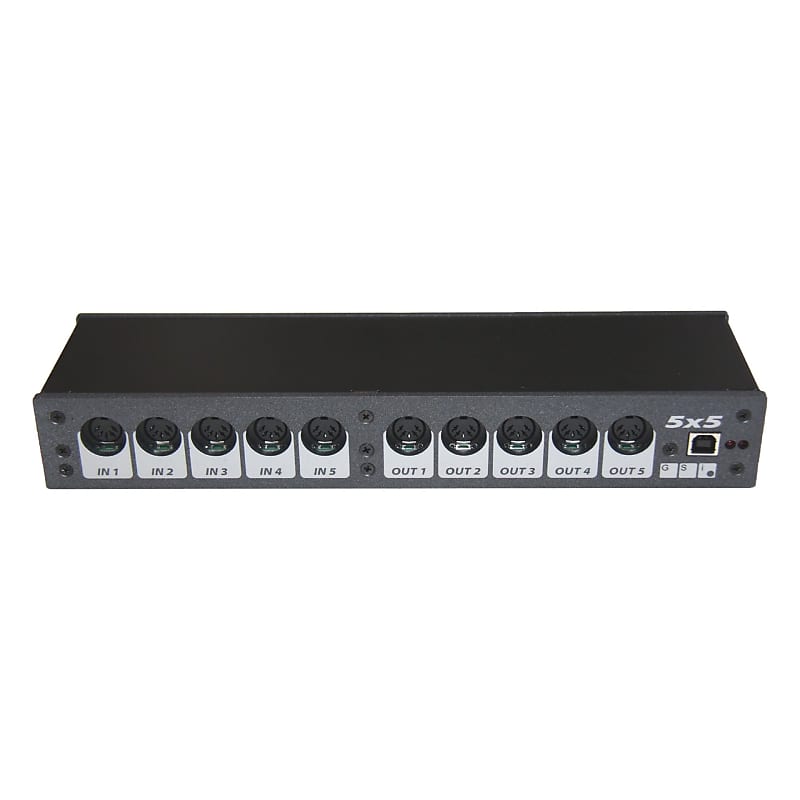 Crumar GSI 5x5 Professional Rackmount 5x5 USB Midi Interface | Reverb