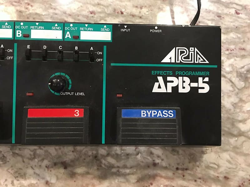 ARIA APB-5 スイッチャー Aria APB-5 Effects Programmer Pedal / Power Supply Rare