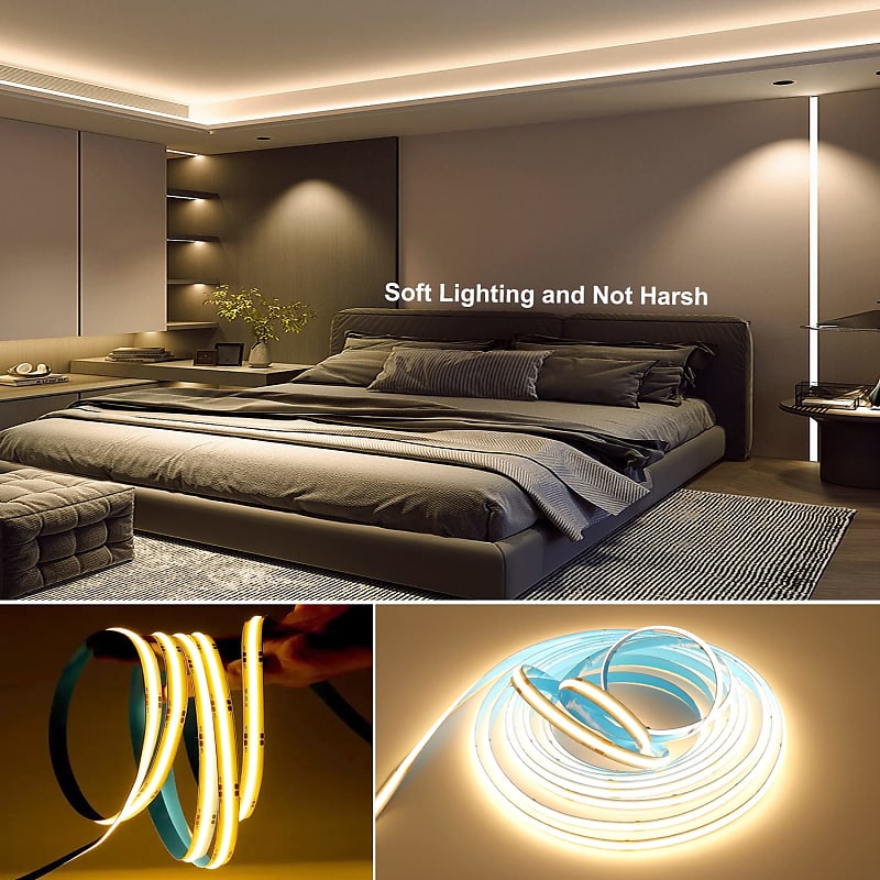 Cob Led Strip Lights 2880Leds Bright Cob Led Strip Light 20Ft Led