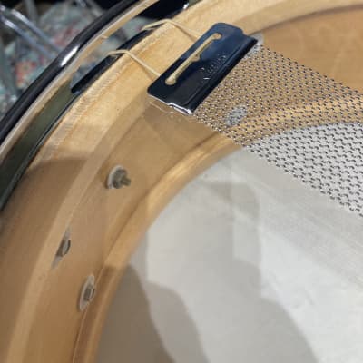 Ludwig - 14x5" 3 Ply Classic, 8-Lug Snare Drum 1976 - White Marine Pearl image 11