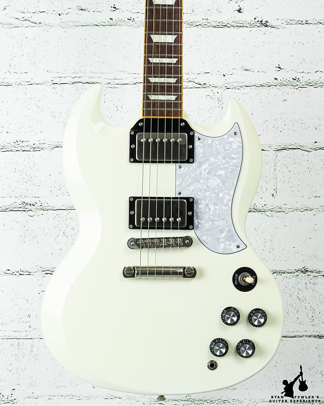 ギター Burny Super Grade SG 2000 Burny Super Grade SG White > Guitars Electric Solid