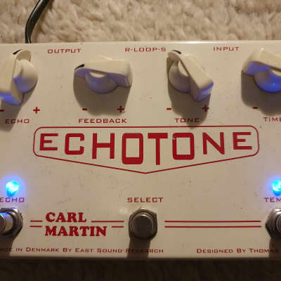 Carl Martin Echotone | Delay pedal | tap tempo 2010s - white for sale