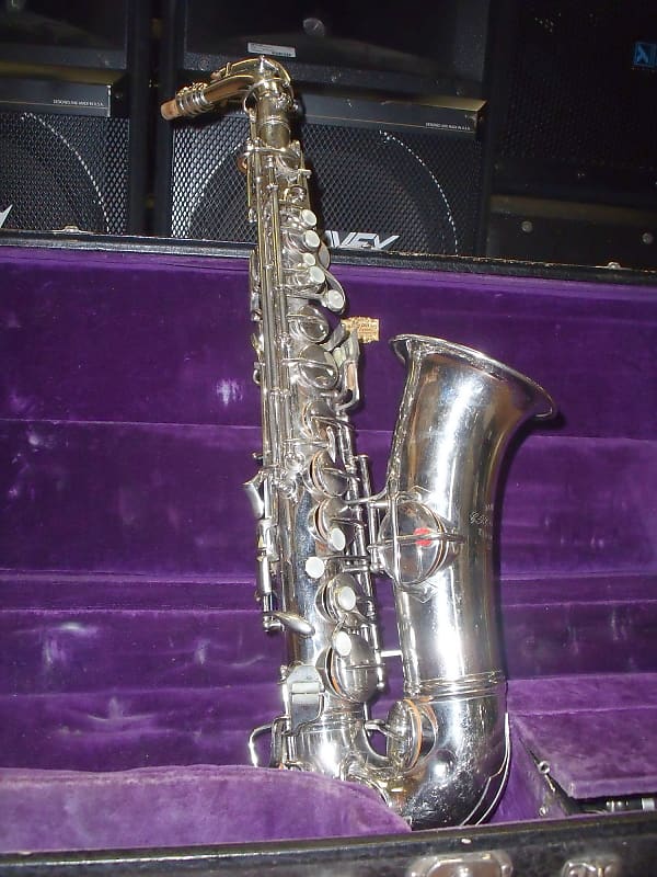 Conn New Wonder Series II Alto Saxophone Sax 1930's Nickel image 1