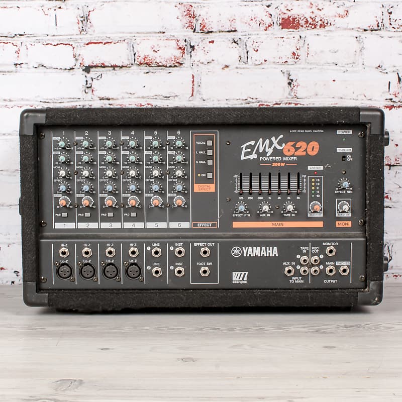Yamaha EMX620 Powered Mixer, 200 watts x1688 (USED) Reverb