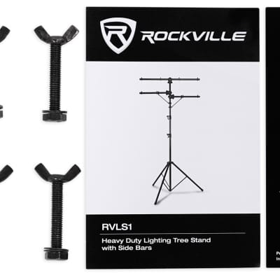 Rockville RVLS1 Tripod Lighting Stand +(4) Par Can Wash Lights+DMX Controller image 8