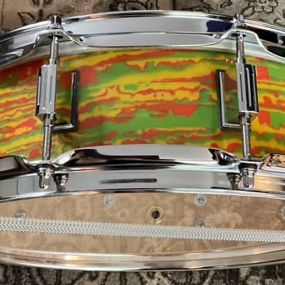 Ludwig 4x14” Classic Maple Custom Snare Drum Citrus Mod | Reverb