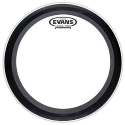 Evans 22" EMAD2 bass drum head, clear batter, 2 ply