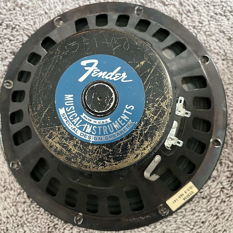 Vintage Fender Oxford 10" speaker 8 ohm 1970's Reverb