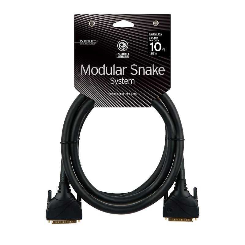 Planet Waves PW-DB25MM-10 Modular Snake DB25 Core Cable - 10' image 1