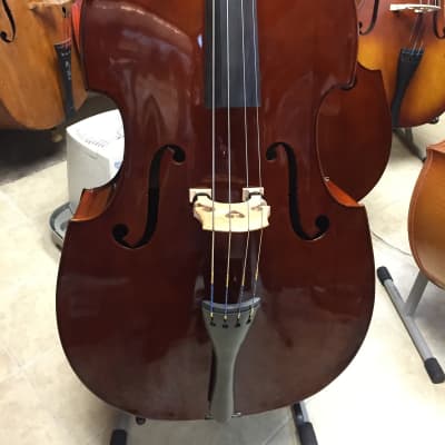 Celestini Hybrid-3/4 Upright Bass, Bass Fiddle, Dbl Bass-Solid Spruce Top, New w/LaBella Strings! image 1