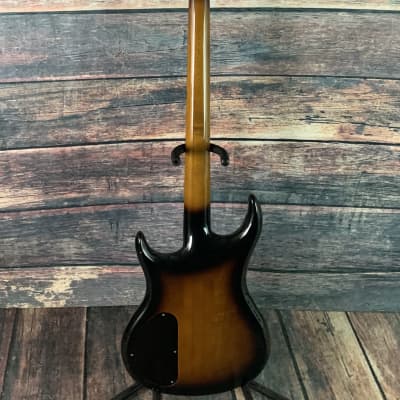 Used Vantage X-99 4 String Electric Bass with Gig Bag- Sunburst image 3