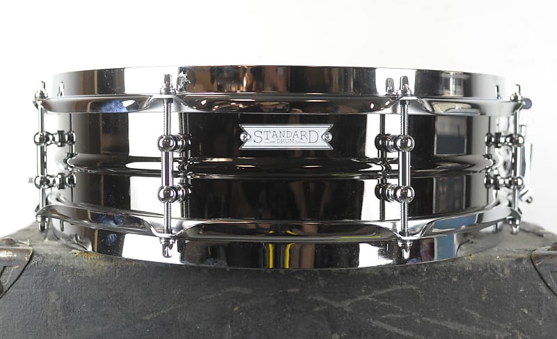 Standard Drum Co. 4x14 Black Nickel Snare Drum image 1