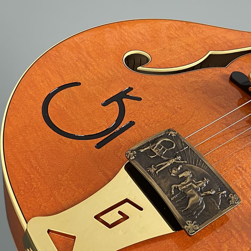 Gretsch G6120-CMHOF Chet Atkins 1954 Prototype 2020 Vintage Orange Stain -  1 of 36 Worldwide | Reverb