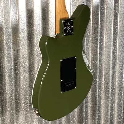 Reverend Jetstream HB Army Green Guitar #61124 image 7