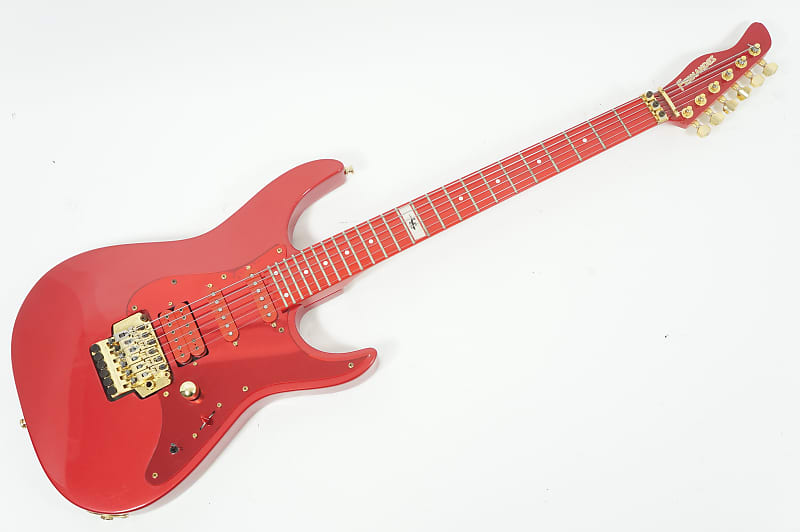 Fernandes L'Arc〜en〜Ciel Ken model Fernandes LA-115KK L'Arc-en-Ciel Ken Signature Model Red