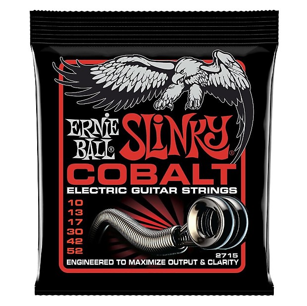Ernie Ball 2715 Skinny Top Heavy Bottom Cobalt Electric Guitar Strings, .010 - .052 image 1