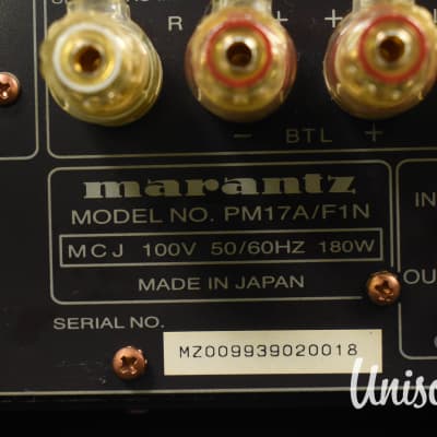 Marantz PM-17SA Super Audio Integrated Amplifier in Very Good Condition image 16
