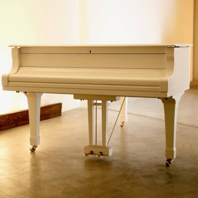 1978 Yamaha C7 Semi-Concert Grand Piano in Rare Polished White Vintage Original Professional Orchestral Concert Piano Hamamatsu Japan Factory image 5