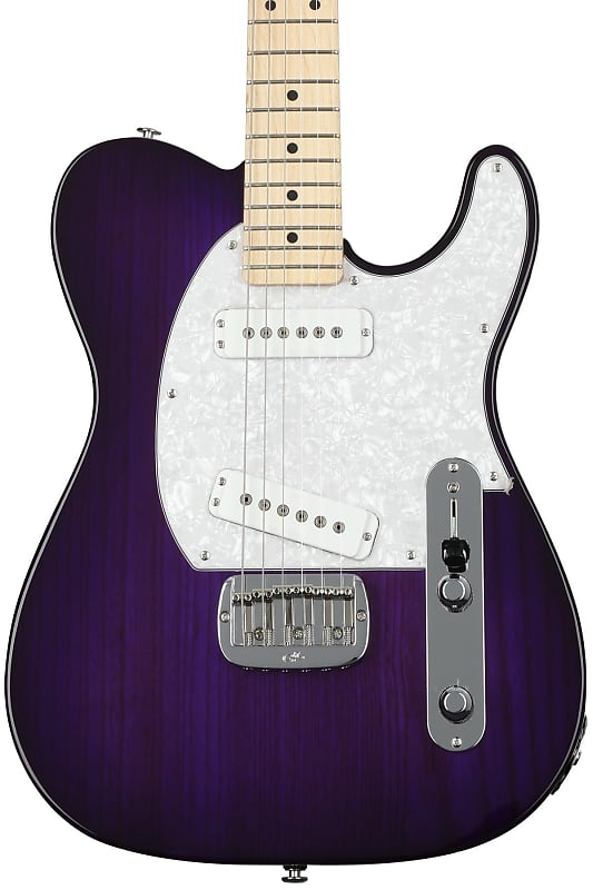 G&L Fullerton Deluxe ASAT Special Electric Guitar - Purpleburst image 1