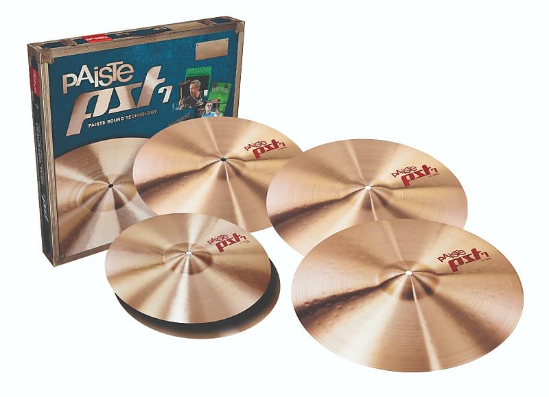Paiste PST7 UNIVERSAL 5 Piece Cymbal Set/Model # 170US16/Brand New image 1