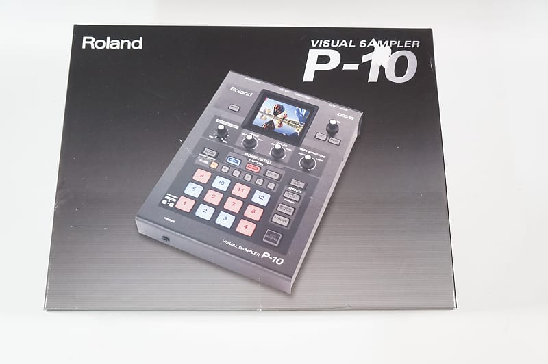 Roland P-10 Visual Sampler Audio Video Movie Sample Pad VJ DJ P10 Edirol w/  100-240V PSU
