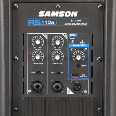 Samson RS112A 12" 400 Watt Powered Active Bi-amped DJ PA Speaker w/Bluetooth/USB image 4