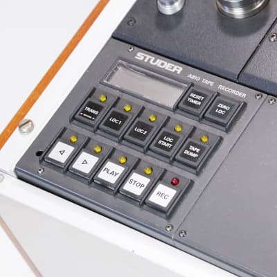 1980s Studer A 810 Stereo 2-Track Analog A810 Tape Recorder 1/4” Recording Machine A810-VUK w/ VU Meter Bridge from Indigo Ranch Studios image 9