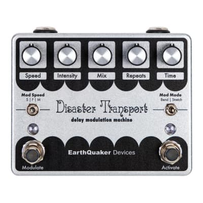 EarthQuaker Devices Disaster Transport Delay Modulation Machine Legacy Reissue 2023 - Silver / Black for sale