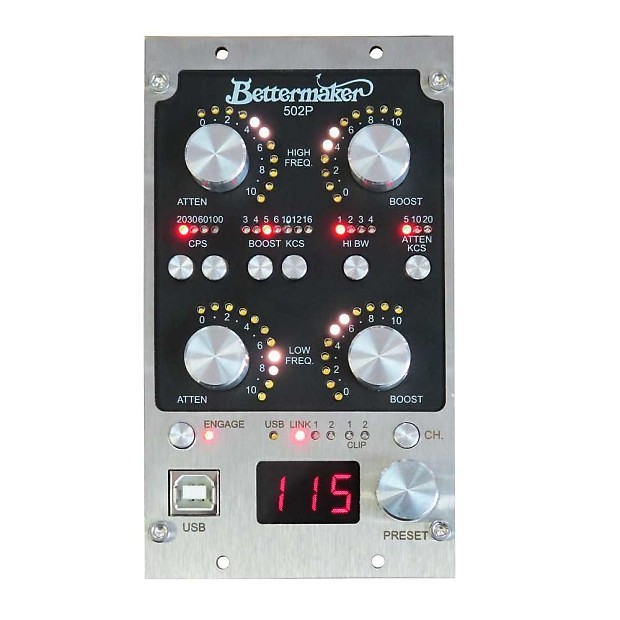 Bettermaker EQ 502P 500 Series Stereo Equalizer Module image 1