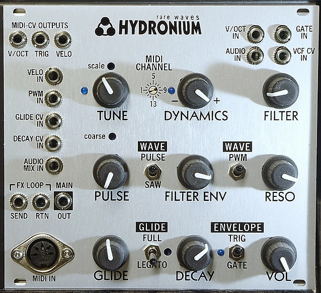 Rare Waves Hydronium Eurorack 2021 Silver