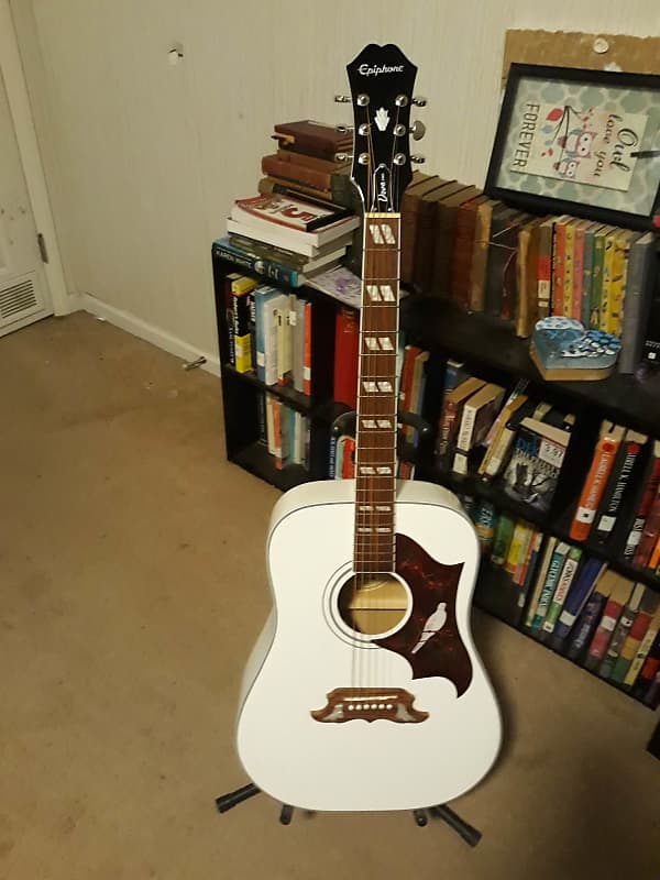 Epiphone dove store alpine white