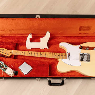 1970 Fender Telecaster Vintage Guitar Olympic White w/ Case, Ace 