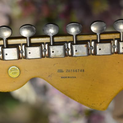 American Fender Custom Stratocaster Relic Nitro Faded Pink Sparkle image 20