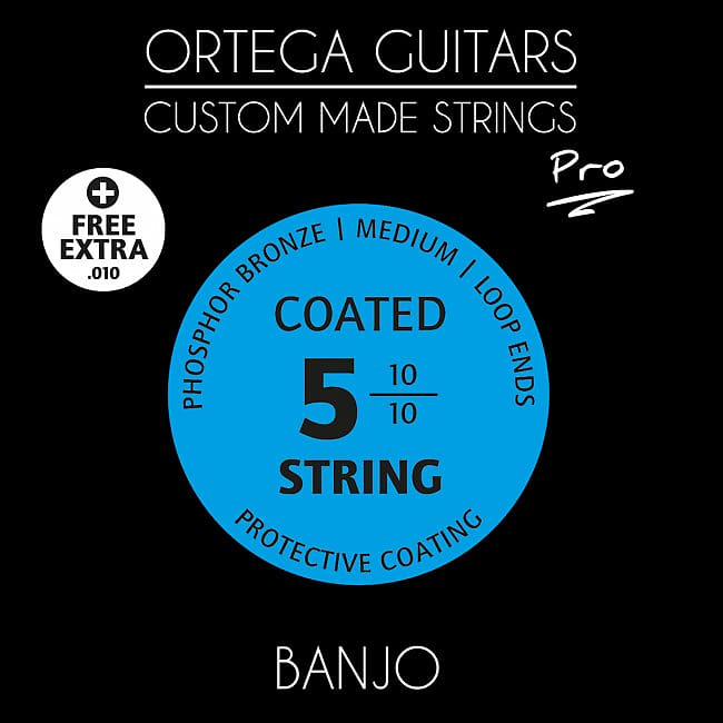 ORTEGA BJP-5 Custom Made 5String Banjo Pro String Set image 1