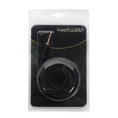 SuperFlex GOLD 15 ft Stereo Headphone Extension Cables 1/4" TRS to 1/8"  SFP-115T3.5MM image 2