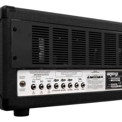 Orange RK100H-BK MKIII Rockerverb MK3 100 Watt Guitar Head Amplifier in Black image 3