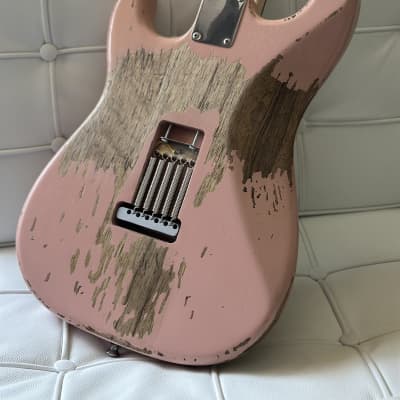 Warmoth Stratocaster 2023 - Relic Shell Pink image 9