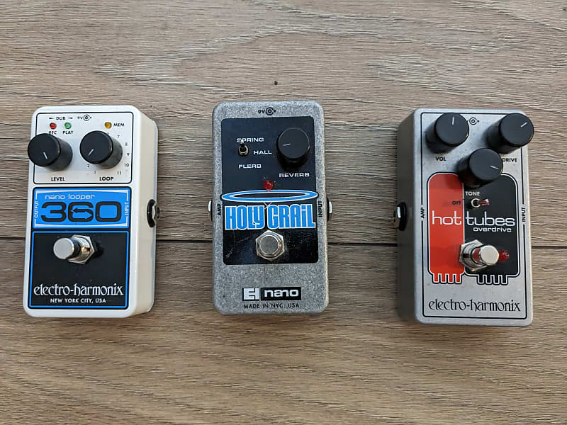 ElectroHarmonix EHX Guitar Pedal Trio Holy Grail Nano Reverb UK