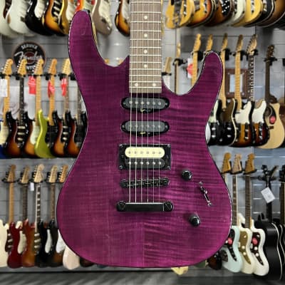 Kramer Striker Hss Stoptail Transparent Purple image 1