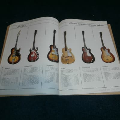 Vintage 1967 Eko Musical Instruments Catalog! Electric, Acoustic, Bass! image 5