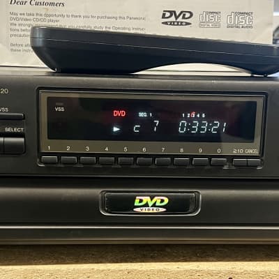 Panasonic DVD C220 5-Disc Multi CD DVD Changer Player w/ Remote & Instructions; Tested image 2